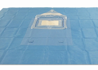 Μίας χρήσης χειρουργικό μπλε μέγεθος 230*330cm χρώματος Craniotomy Drape ή προσαρμογή