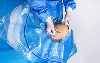 Ιατρικό αποστειρωμένο Craniotomy Drape χειρουργικό με το άνοιγμα 1pc/τη σακούλα