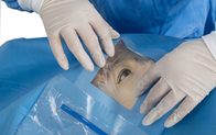 Χειρουργικός οφθαλμικός ματιών Drape μιάς χρήσεως αποστειρωμένος αναλωσίμων πακέτων ιατρικός με το CE ISO