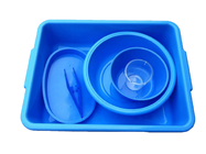 PP μπλε χειρουργικό λεκανών κύπελλο 250ml καλωδίων οδηγών κύπελλων ιατρικό μίας χρήσης πλαστικό