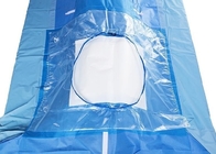 45gsm μπλε χειρουργικό αποστειρωμένο Drapes 120 * μίας χρήσης ιατρική προστασία 150cm