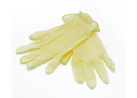 Γαλακτώδη άσπρα μίας χρήσης γάντια 100pcs/Box 0.07mm λατέξ