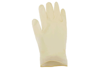 Γαλακτώδη άσπρα μίας χρήσης γάντια 100pcs/Box 0.07mm λατέξ