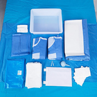 Μπλε ενισχυμένες μίας χρήσης χειρουργικές κουρτίνες με κολλητική περιοχή τομής