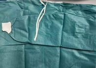 Μακριά χειρουργική εσθήτα εμποδίων εσθήτων μανικιών πράσινη μίας χρήσης χειρουργική αναπνεύσιμη