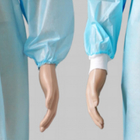 Μπλε αδιάβροχη μίας χρήσης χειρουργική εσθήτα PE PP με τις ελαστικές μανσέτες