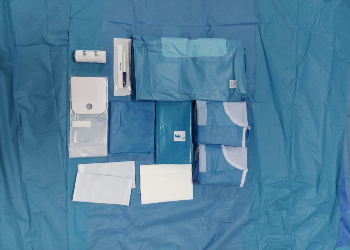 Χειρουργικά πακέτα διαδικασίας υγειονομικής περίθαλψης, γόνατο Arthroscopy μίας χρήσης υπομονετικό Drapes