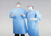 Η μη υφανθείσα μίας χρήσης χειρουργική εσθήτα ενίσχυσε το μπλε νοσοκομείο Spunlace