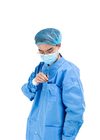 Μη υφανθε'ν εργαστηρίων παλτών μπλε μίας χρήσης εσθήτων για άνδρες και για γυναίκες νοσοκομείων κοστούμι φορμών στολών ιατρικό
