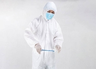 Μίας χρήσης μη υφανθείς προστατευτικός τρίβει τον ιματισμό ασφάλειας PPE κοστουμιών