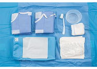 Μίας χρήσης EO διαδικασίας αγγειογραφίας μπλε χειρουργικό όργανο πακέτων SMS χειρουργικών επεμβάσεων πακέτων αποστειρωμένο