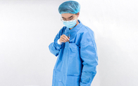 Προσαρμοσμένη μίας χρήσης ιατρική εργαστηρίων ελαστική μανσέτα μανικιών παλτών μακριά για άνδρες και για γυναίκες