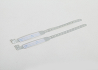 Το EN 13795 υπομονετικό προσδιορισμού χρώμα μπλε ISO13485 PVC βραχιολιών υλικό