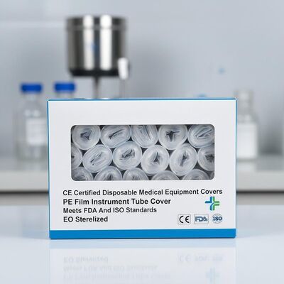 Καλύμματα Ιατρικού Εξοπλισμού Μίας Χρήσης με Πιστοποίηση CE, Κάλυμμα Σωλήνα Οργάνων από Φιλμ PE, Πληροί τα Πρότυπα FDA και ISO, Αποστειρωμένο με EO